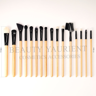 La mezcla mullida adaptable del sombreador de ojos cepilla cepillos naturales del maquillaje