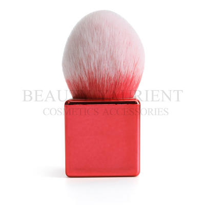 El caramelo cuadrado rojo de la manija SA8000 formó el cepillo del maquillaje de Kabuki para la fundación del polvo